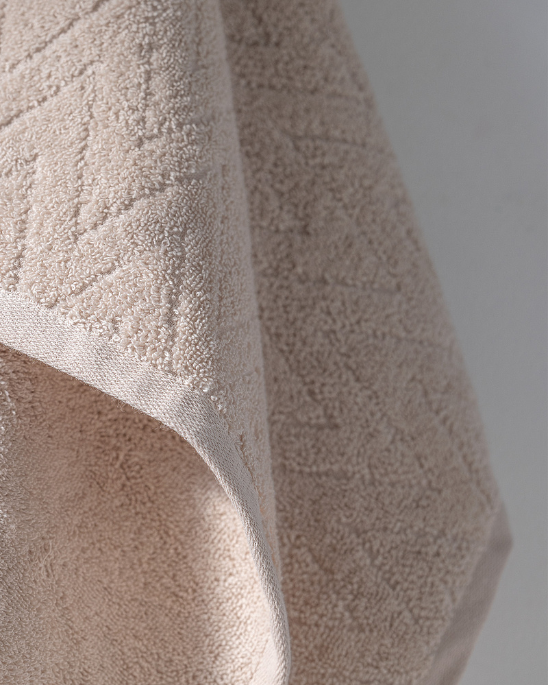 Полотенце для лица Colette 50x70 см. - бежевое