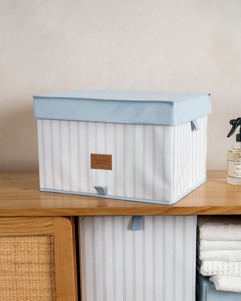 Органайзер для хранения с крышкой Nuage с принтом 40x30x26 см