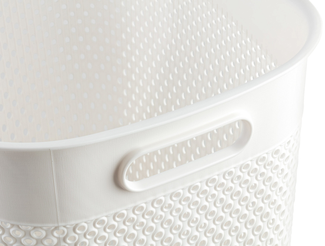 Корзина для белья Bellamy 38,9x44,8x56,5 см. - экрю