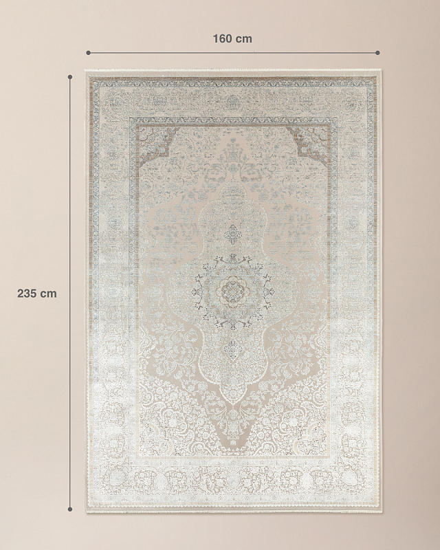 Ковер Briancon 160x235 см. - бежевый