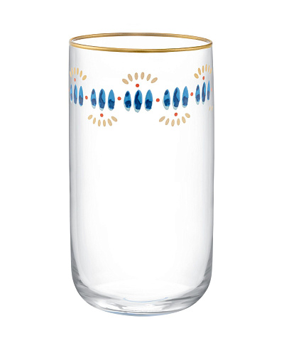 Набор стеклянных стаканов для напитков Musette Hilaire из 4 шт., 365мл