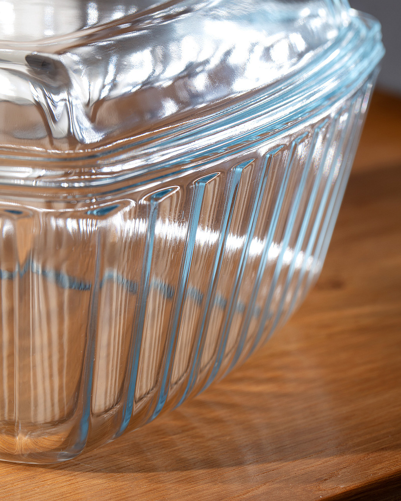 Форма для запекания Sylvie с крышкой 21x25,4x8,9 см, стекло