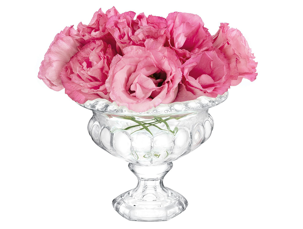 Маленькая ваза стеклянная Claes 11x13см