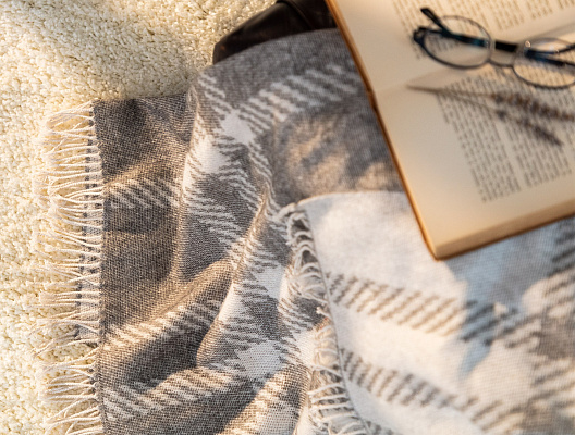 Плед Katriane 130x170 см. - серый