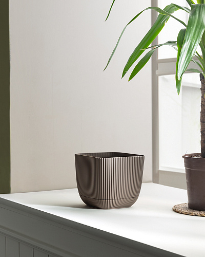 Горшок для цветов Abella 1800 мл. - коричневый