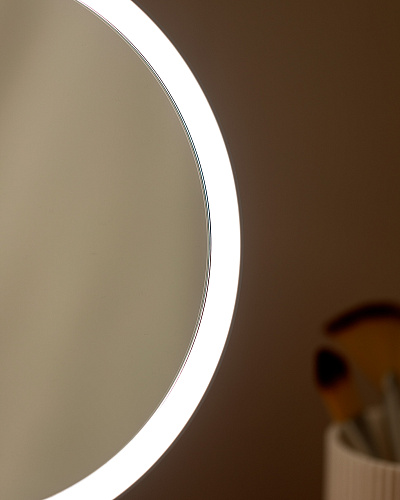 Зеркало Cabeza на ножке с подсветкой 21x9x34 см, - пластик, стекло