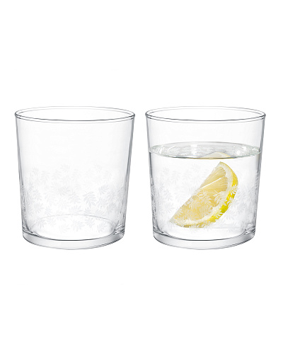 Набор стеклянных стаканов для напитков Pierretta-White из 4 шт., 380мл