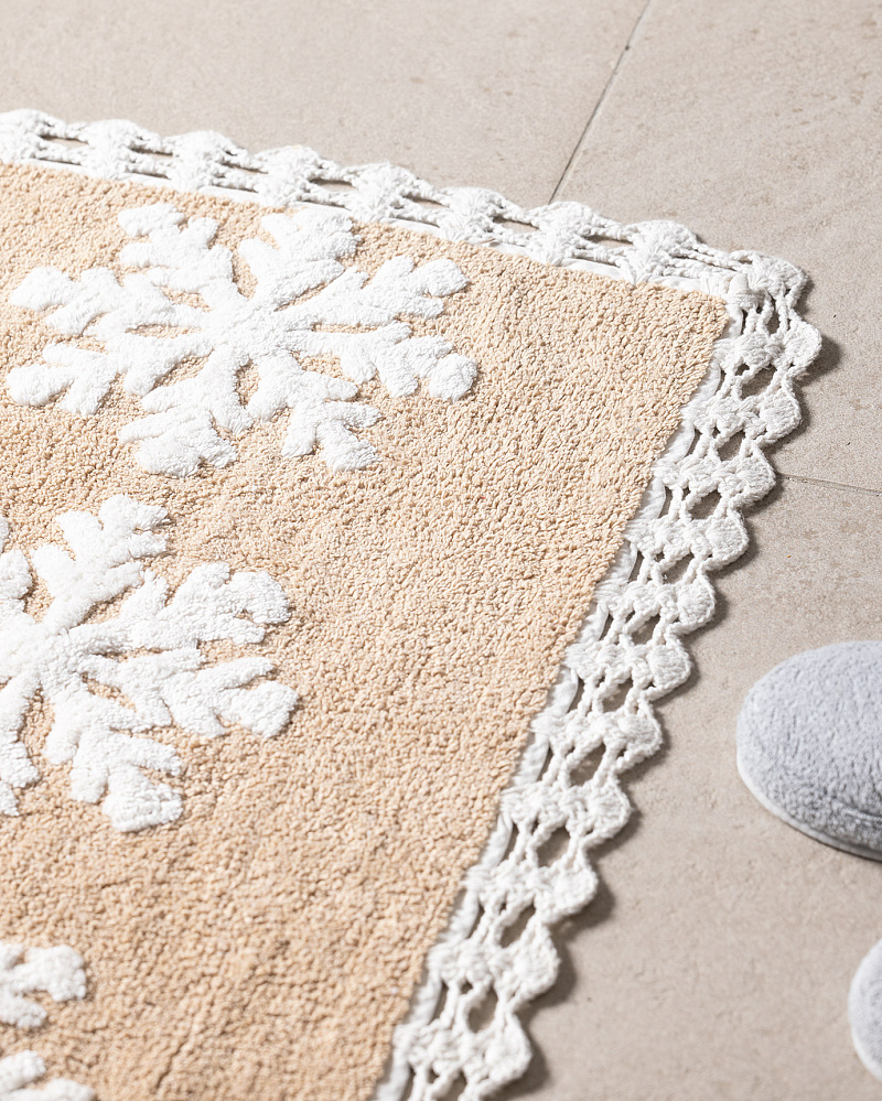 Коврик для ванной Rosévie рождественский 50x80 см, - хлопок