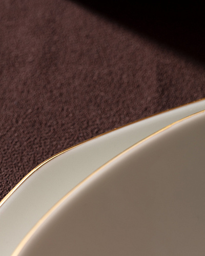 Столовый сервиз Collin из 24 шт. - белый / золотистый