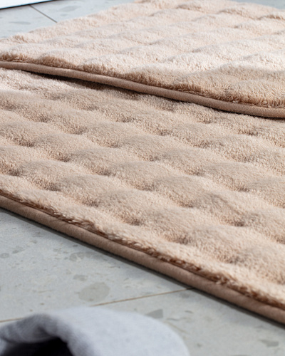 Набор ковриков для ванной Reflet Bubble 50x80 см и 45x50 см, полиэстер