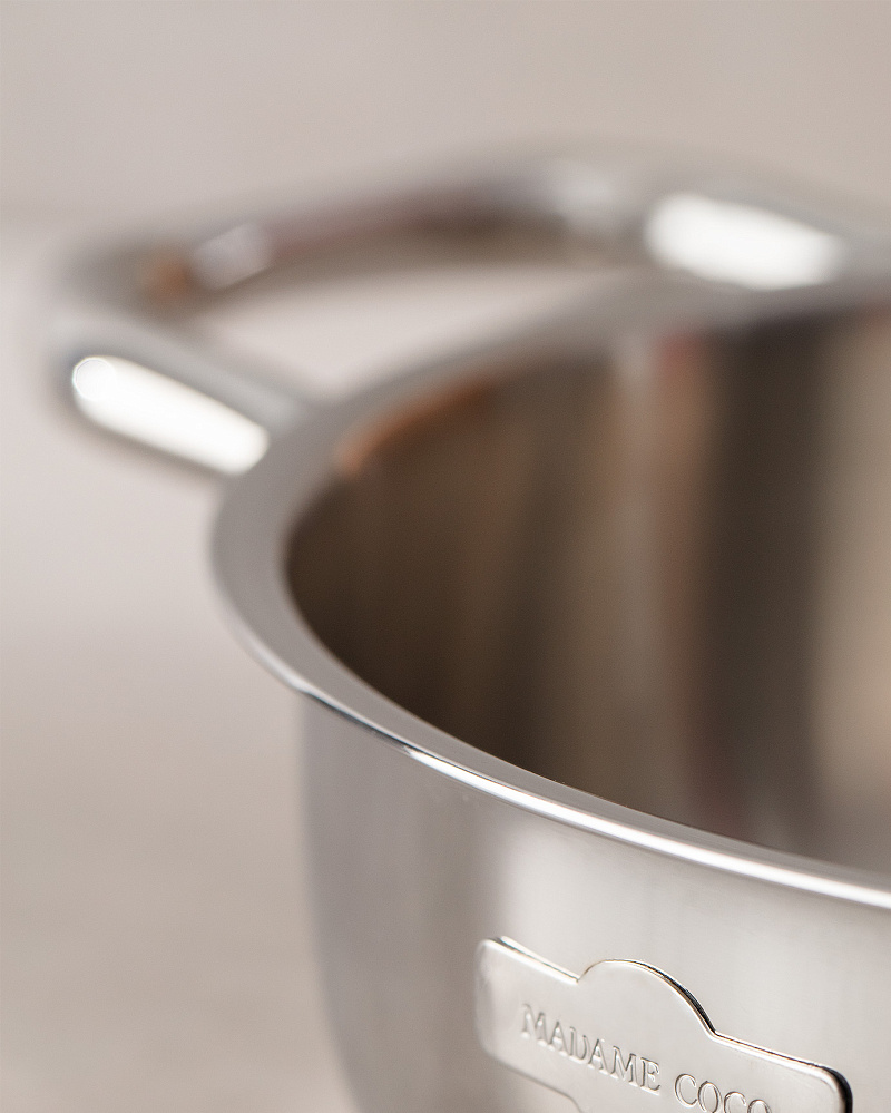 Кастрюля Nova 16 см, нержавеющая сталь