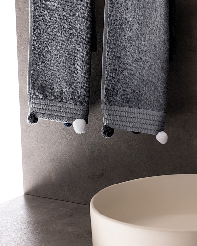 Набор полотенце для рук Valerie из 2 шт., 30x46 см. - темно-синий