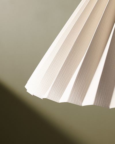 Абажур Elizabeth 51x36x36 см. - экрю / коричневый