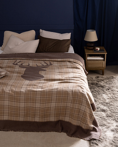 Покрывало двуспальное Valensole 220x240 см. - хлопок