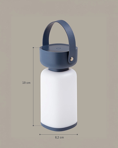 Светильник Laia 8x8,2x19 см. - темно-синий