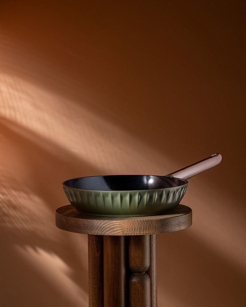 Сковорода Freya 24x5 см, - алюминий