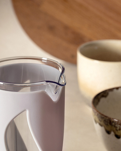 Френч-пресс Berthe 500 мл. - светло-серый