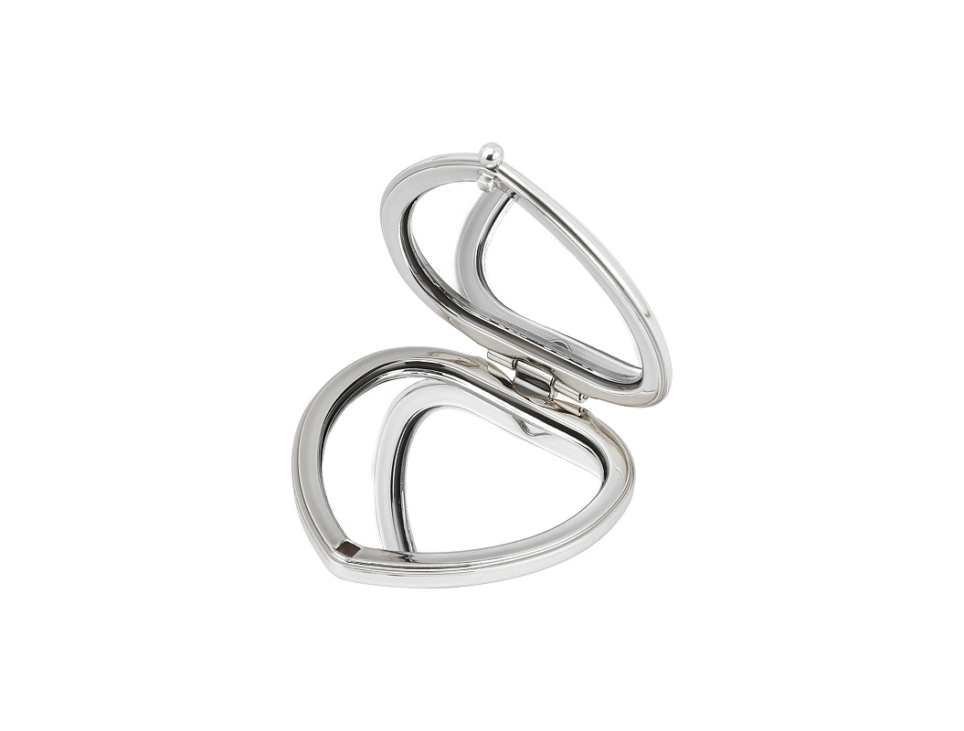 Мини-зеркало Amelie 6,1x5,8x1,6 см. - серебристое