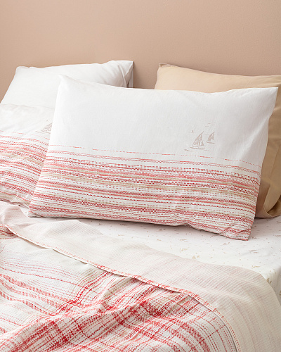 Комплект постельного белья двуспальный с покрывалом Renier 240x260 см, хлопок