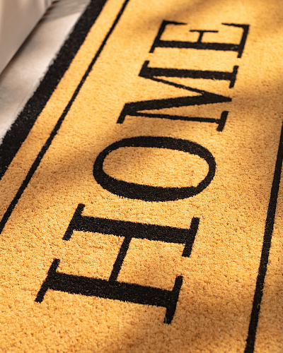 Придверный коврик Arles 45x100 см. - горчичный / черный