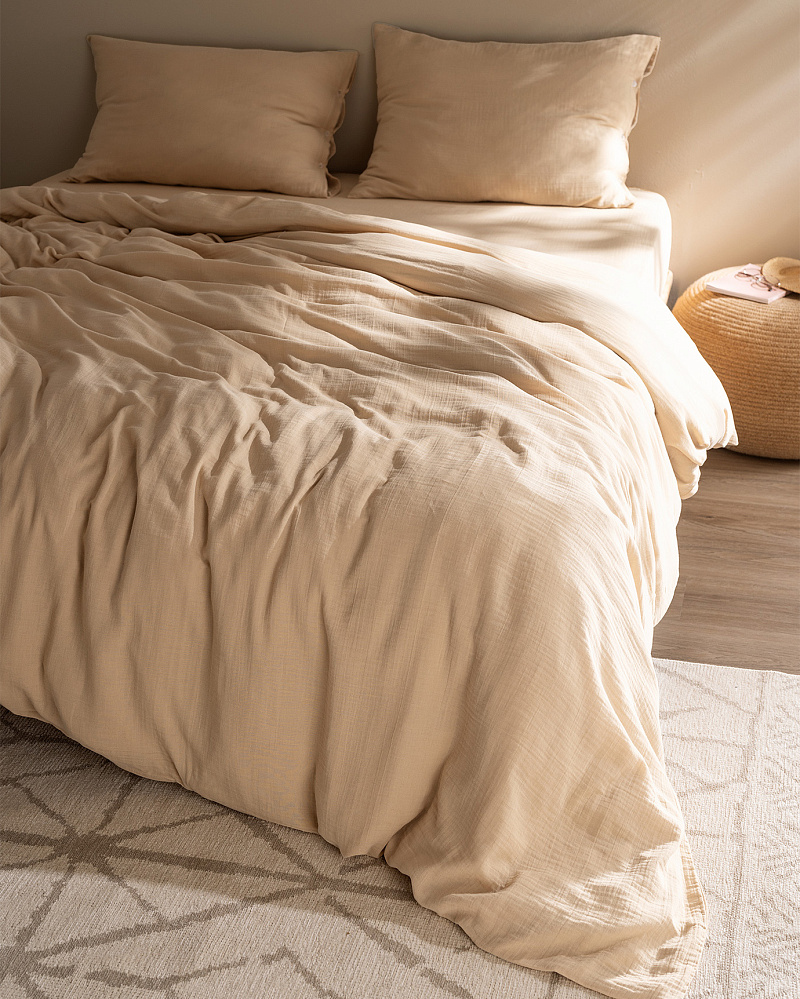 Комплект постельного белья двуспальный Marla Muslin 160x200 см, хлопок