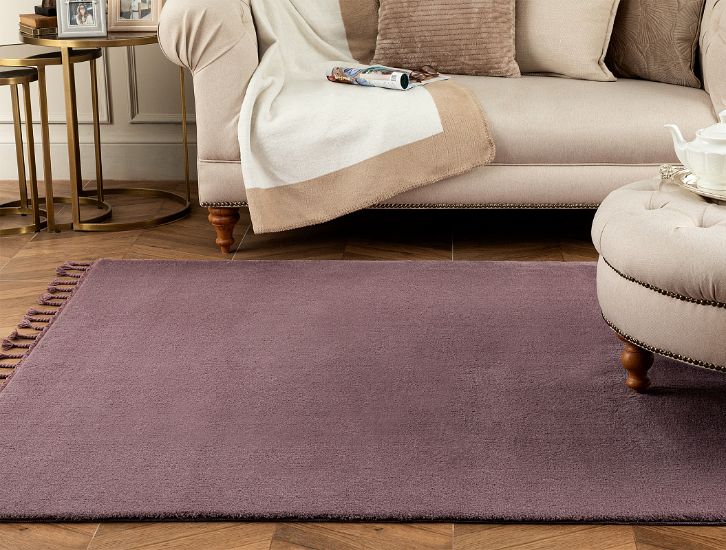 Ковер Carol 80x300 см. - фиолетовый