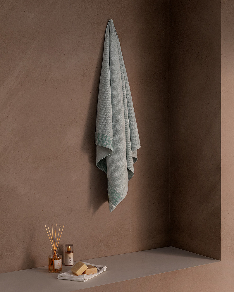 Банное полотенце Dory 70x140см - зеленое