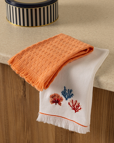 Набор кухонных полотенец Corail из 2 штук, 40x60 см, хлопок