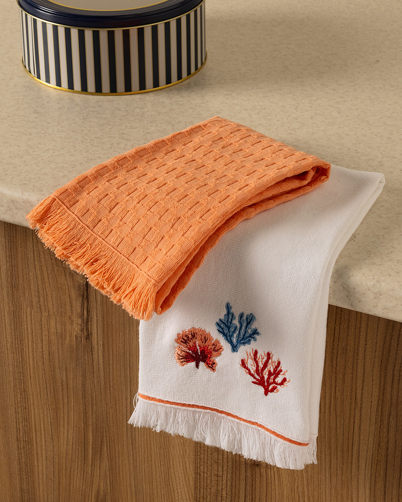 Набор кухонных полотенец Corail из 2 штук, 40x60 см, хлопок