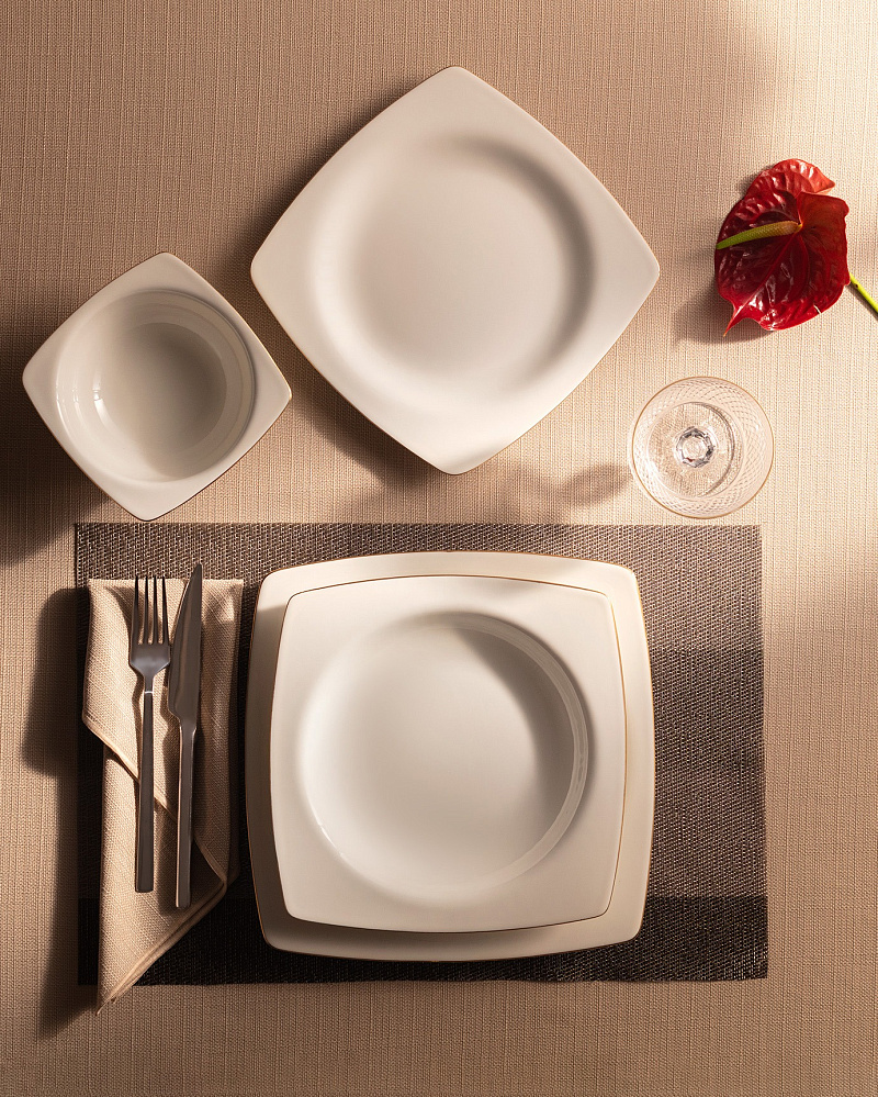 Столовый сервиз Ethan из 24 предметов, фарфор