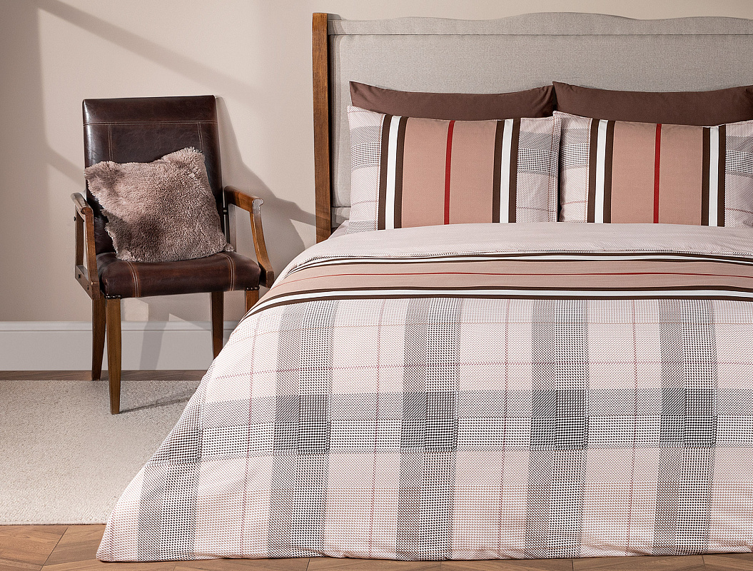 Комплект постельного белья двуспальный Leeroy 240x260 см, хлопок