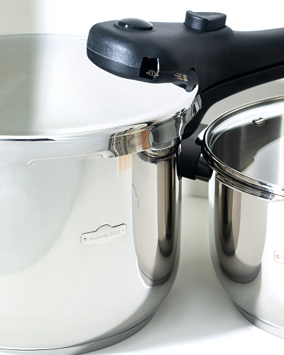 Набор кастрюль-скороварок из нержавеющей стали Fontaines 4-6л