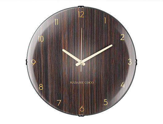 Настенные часы Clarie 35x35x5 см. - бежевые