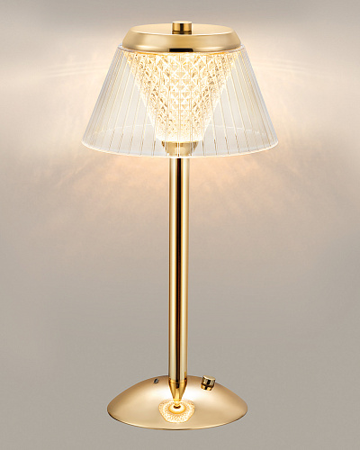 Настольная лампа Andre Touch 15x15x30,5 см, алюминий