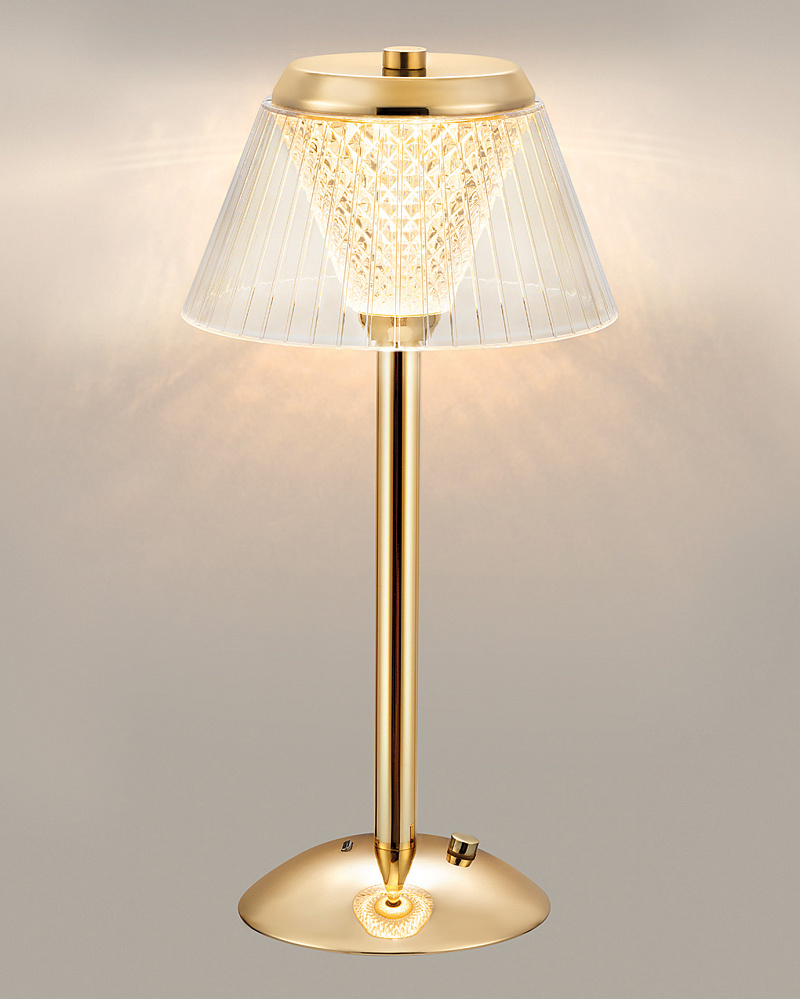 Настольная лампа Andre Touch 15x15x30,5 см, алюминий