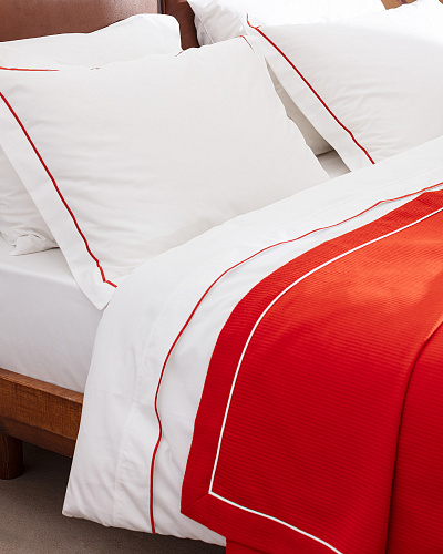 Комплект постельного белья двуспальный Caline с покрывалом и 4 наволочками 240x260 см, хлопок