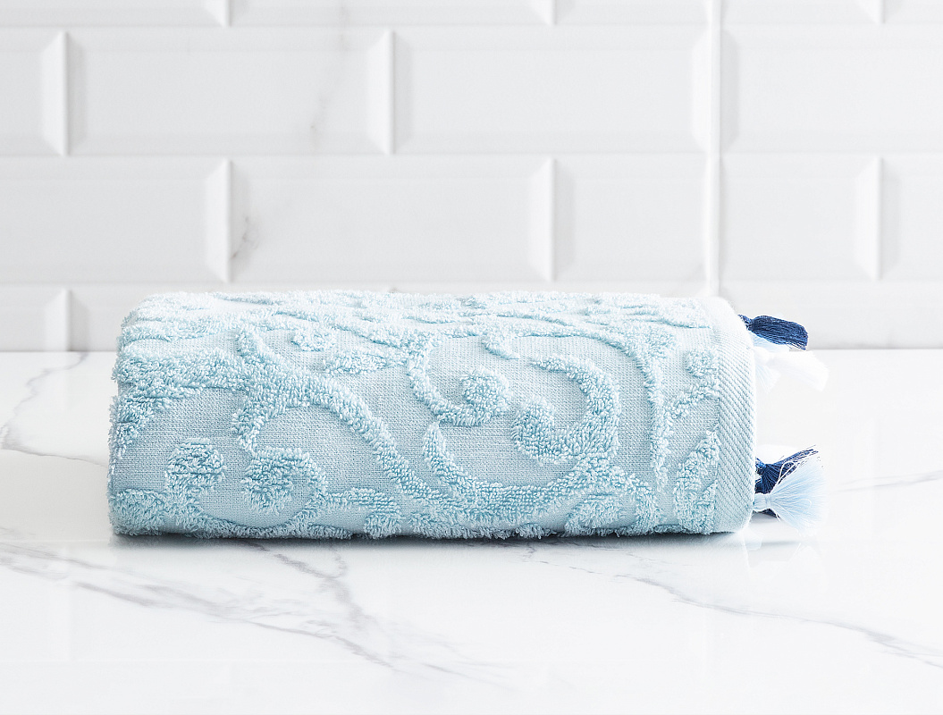Полотенце для лица Giverny 50x70см - синее