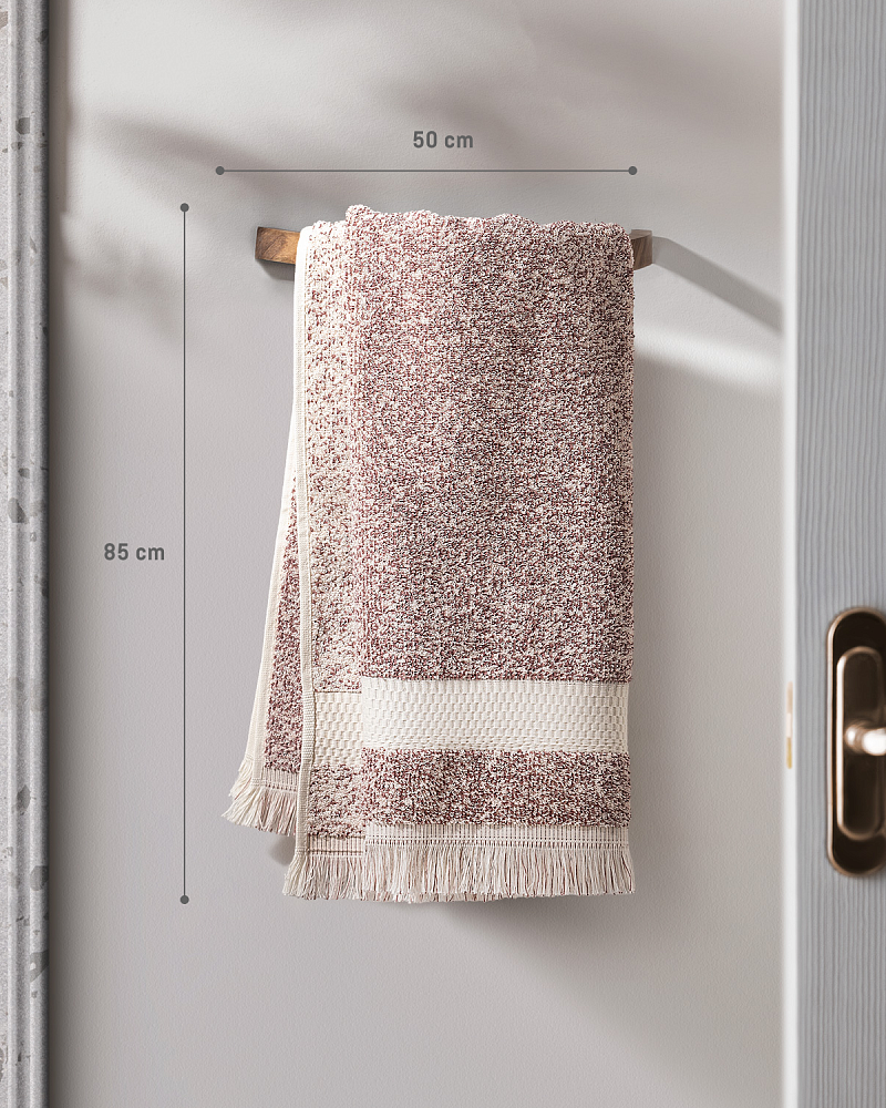 Полотенце для лица Brest Dyed 50x85 см. - пудровое / бежевое