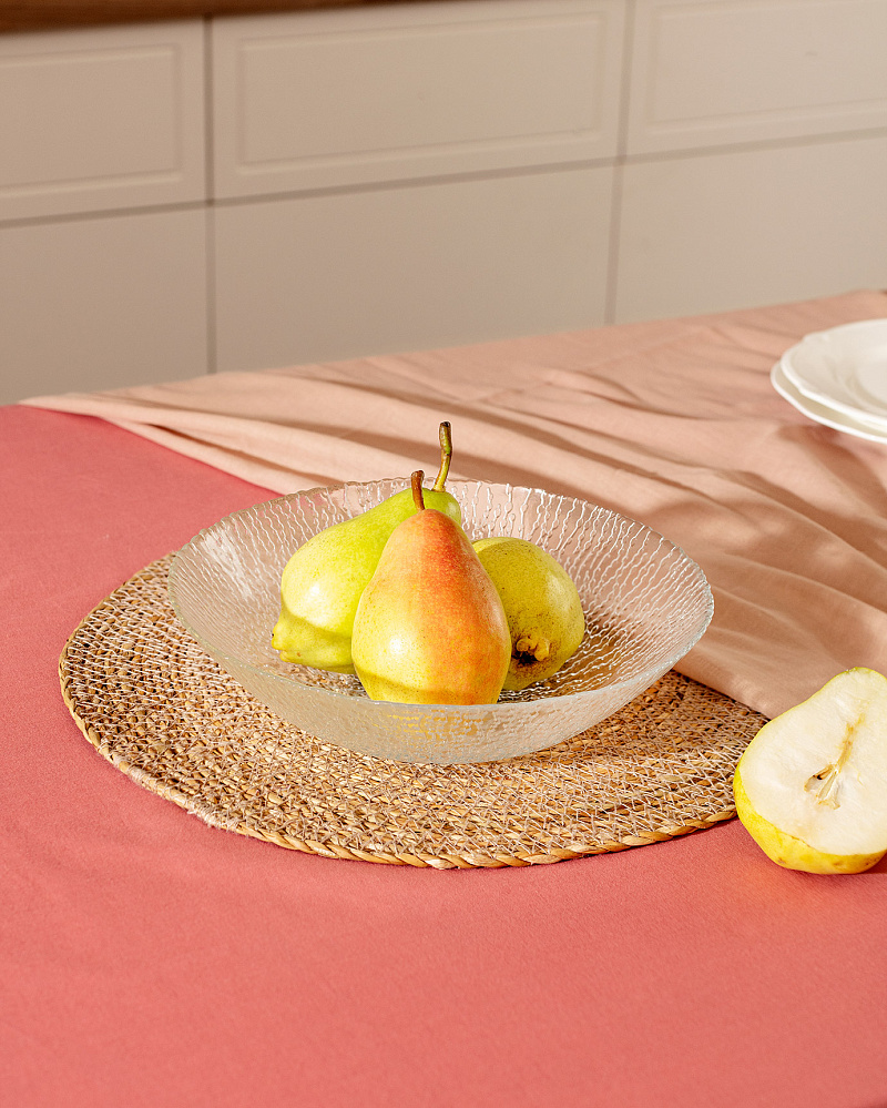 Салатница Granville 22,5 см. - прозрачная