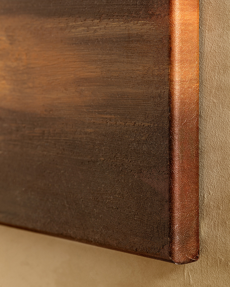 Картина Giselle 60x60 см. - коричневая / оранжевая