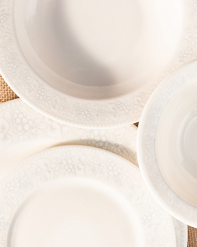 Столовый сервиз Histoire из 24 предметов, фарфор
