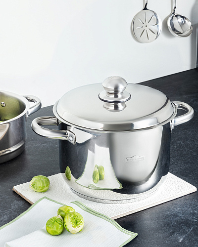 Набор кастрюль Lacene Stemaer из 3 шт., 22 см.