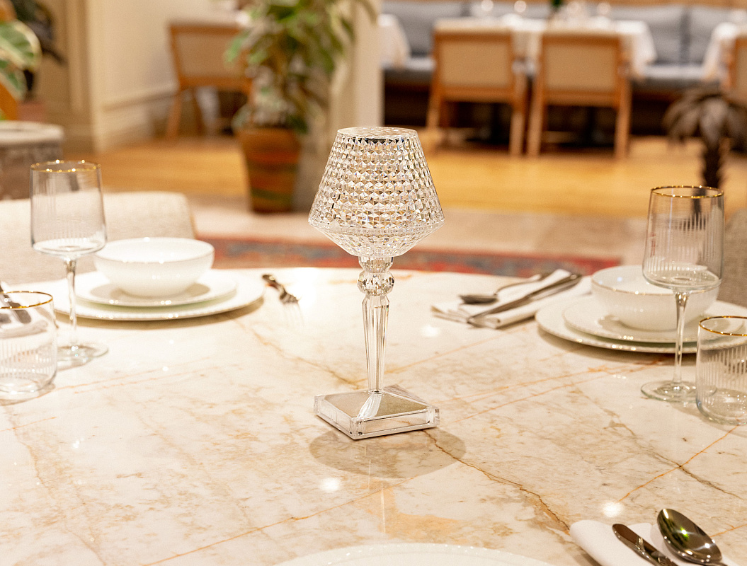 Настольная лампа Bellunu 14x14x29 см, акрил