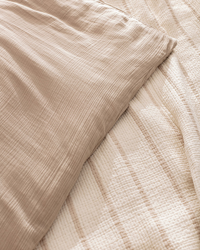 Подарочный комплект постельного белья двуспальный Marguerite с покрывалом 160x200 см, хлопок