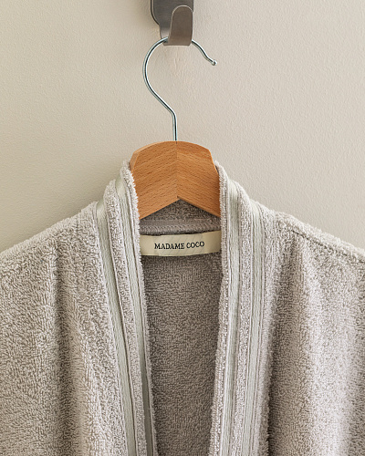 Халат-кимоно унисекс Maynor XXL р. - светло-серый