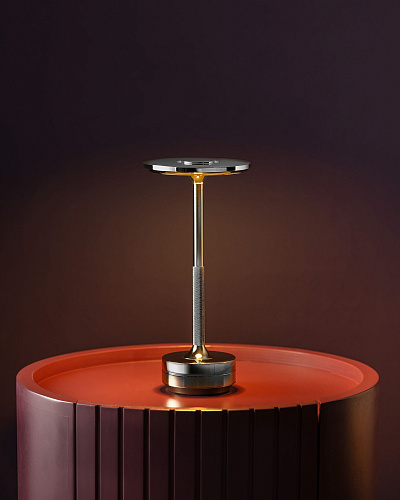 Лампа Stern 13x13x27,5 см - серебряная