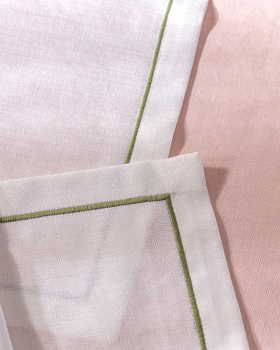 Набор сервировочных ковриков La Lavande из 2 шт., 32x48 см. - белый / лиловый