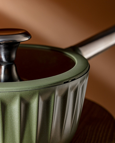 Сковорода со съемными ручками Freya с крышкой 16x8 см, - алюминий