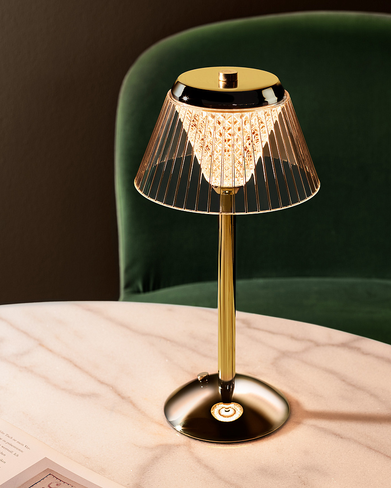 Настольная лампа Andre Touch 15x15x30,5 см, алюминий