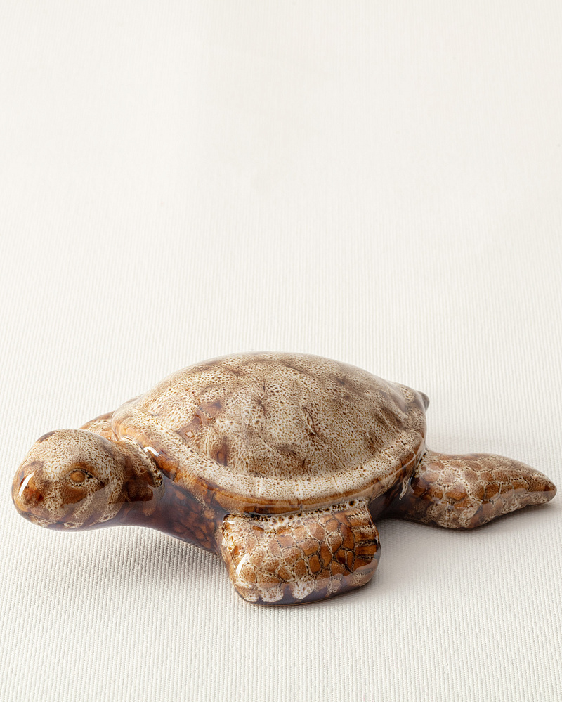 Декоративная черепашка 15,4x11,5x4,5 см. - коричневая